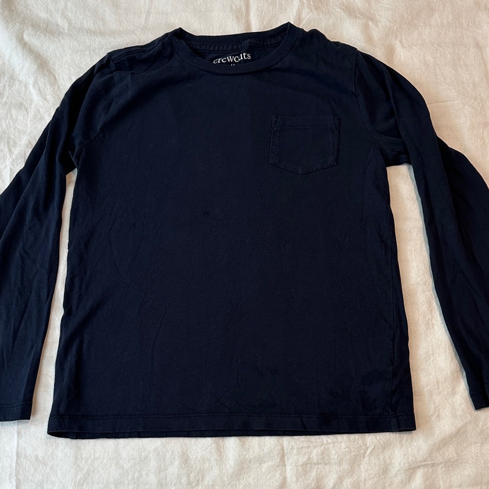 Crewcuts kid’s Navy Long Sleeve Tee